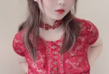 是依酱吖 - 红色旗袍 [25P-13MB]-美图岛