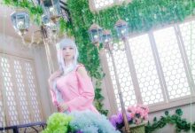 日本少女cosplay艾米莉娅福利写真图片-美图岛