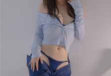 疯猫ss - NO.117 2022夏日限定A本 吉他妹妹 牛仔裤 [20P-434MB]-美图岛