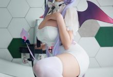 阿雪雪 – NO.034 原神 刻晴魅魔护士[100P+7V-1.94G]-美图岛