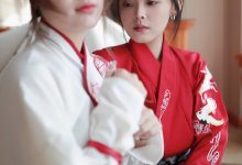 凡夫摄影 NO.0011 可菲×晓莲 红色古装汉服丝足[190P+2V／7.26GB]-美图岛