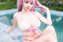 阿雪雪 –  普利茅斯 泳装 [100P+2V-3.21GB]-美图岛