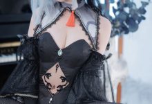 封疆疆v –  原神 申鹤同人黑婚纱 [20P-239.7M]-美图岛