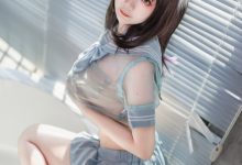 阿雪雪 – 蓝色JK[56P-1.03G]-美图岛