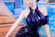 Seya狮砸 –  FGO 黑呆泳衣[10P-161.2M]-美图岛