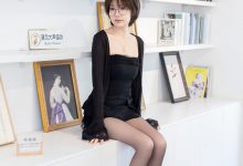 BoBoSocks袜啵啵 No.704 小甜豆-高跟鞋、薄黑丝、黑丝淋酸奶 [166P1V-6.63GB]-美图岛