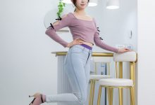 BoBoSocks袜啵啵 No.705 香菜-高跟鞋、薄紫丝、牛仔裤裤里丝 [161P1V-6.66GB]-美图岛