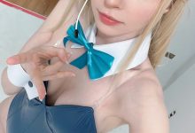 Peach milky –  Asuma Toki Bunny Suit-美图岛