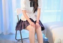 凝思摄影 No.057 小琪-jk制服、短白袜、小皮鞋-美图岛