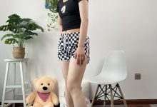 三禾摄影 No.077 休闲短裤 帆布鞋-美图岛